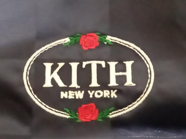 【美品タグ付き】 KITH キス ブルゾン Lサイズ ネイビー ダイス柄 市松模様 薄手_画像8
