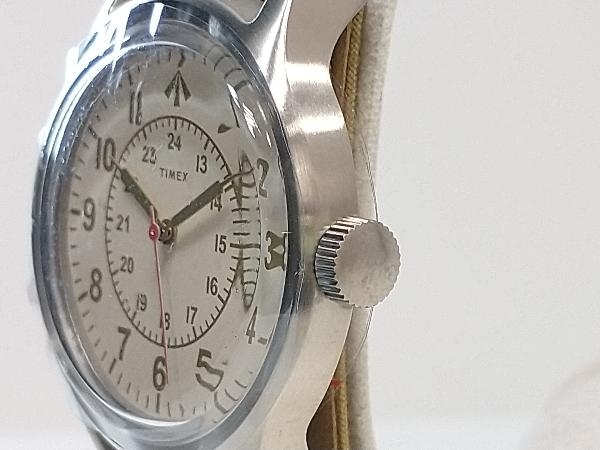 未使用 美品 Nigel Cabourn × TIMEX DESERT WATCH ユニセックス デザートウォッチ クォーツ 腕時計 替えベルト付き ナイジェル ケーボンの画像5