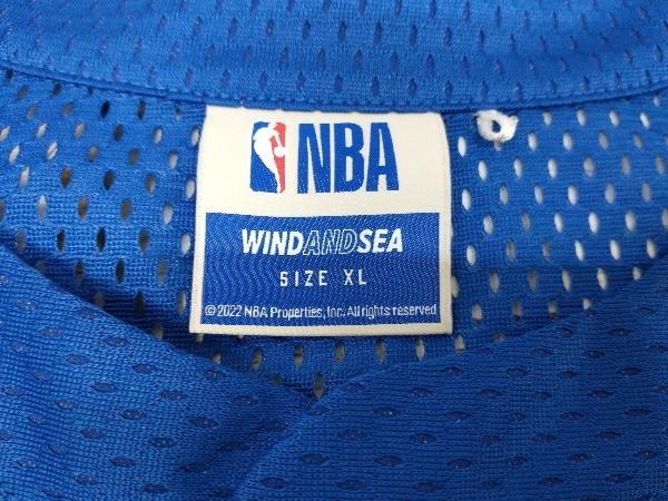 WIND AND SEA NBA Mesh Long Sleeve Top / New York Knicks WDS-C-NBA-23-Q2-04 表記サイズ XL ブルー 店舗受取可_画像3