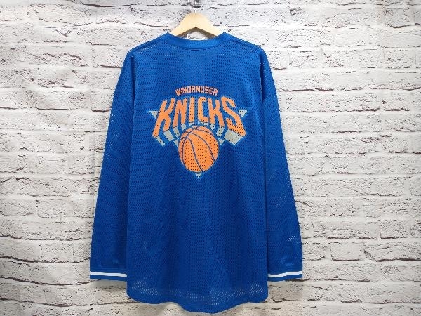 WIND AND SEA NBA Mesh Long Sleeve Top / New York Knicks WDS-C-NBA-23-Q2-04 表記サイズ XL ブルー 店舗受取可_画像2