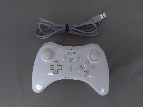 箱・説明書なし Wii U PRO コントローラー(shiro)_画像1