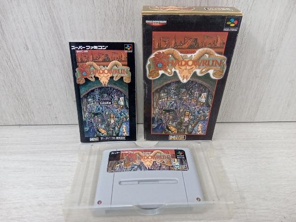 SHADOWRUN シャドウラン スーパーファミコン ソフト データ SHADOWRUN シャドウラン スーパーファミコン ソフト データ