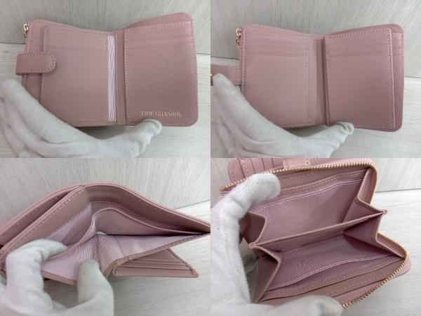 PINKY&DIANNE 二つ折り財布(小銭入れあり)ピンク レディース_画像5