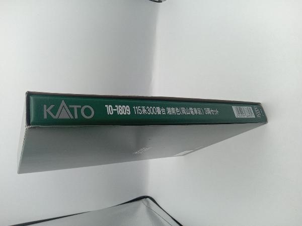 Ｎゲージ KATO 10-1809 115系 300番台 湘南色(岡山電車区) 3両セット カトー_画像2