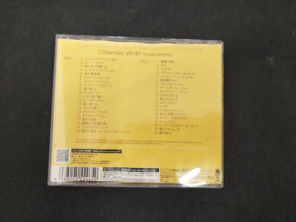 カーペンターズ CD カーペンターズ~40/40 ベスト・セレクション(SHM-CD)_画像2