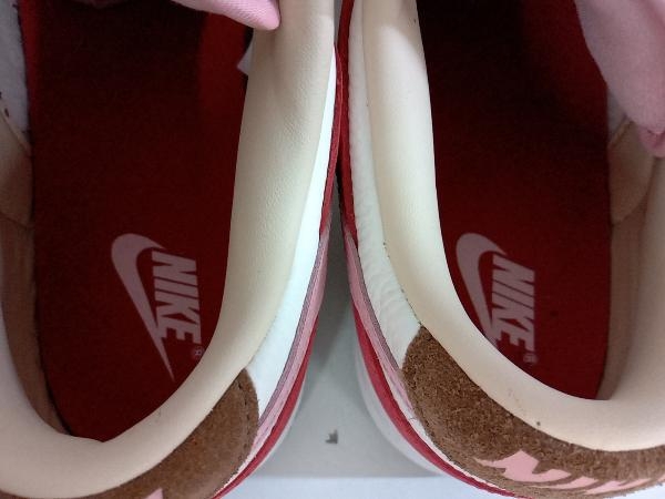 NIKE ナイキ w DUNK LOW PRM ウィメンズ ダンク ロープレミアム FB7910-600 スニーカー レッド×ピンク 28.5cm 店舗受取可_画像5