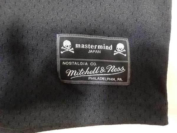 美品 未使用品 Mastre mindxMitchell&Ness/マスターマインド/ミッチェルアンドネス/997-02517/半袖Tシャツ/ブラック/Jersey/XLサイズの画像5