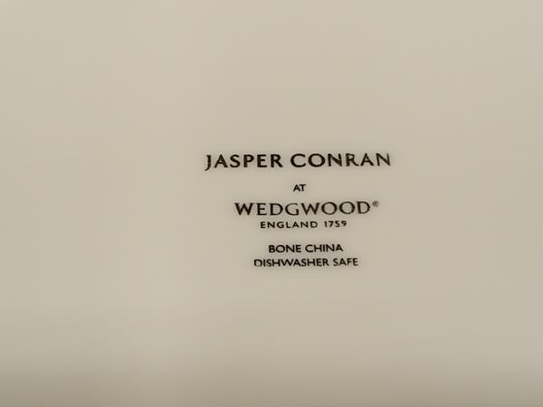 WEDGWOOD ウェッジウッド ジャスパーコンラン バロックホワイト 大皿 箱ありの画像5