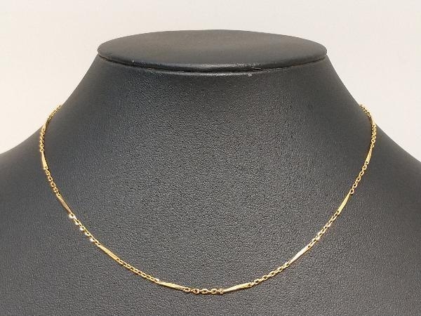 【楽天スーパーセール】 K18 18金 店舗受取可 39.5cm 3.7g 幅約1mm イエローゴールド チェーンネックレス YG イエローゴールド