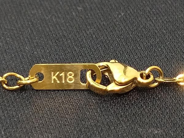 K18 18金 YG ボール デザイン チェーンブレスレット イエローゴールド 幅約2mm 3.3g 20cm 店舗受取可_画像3