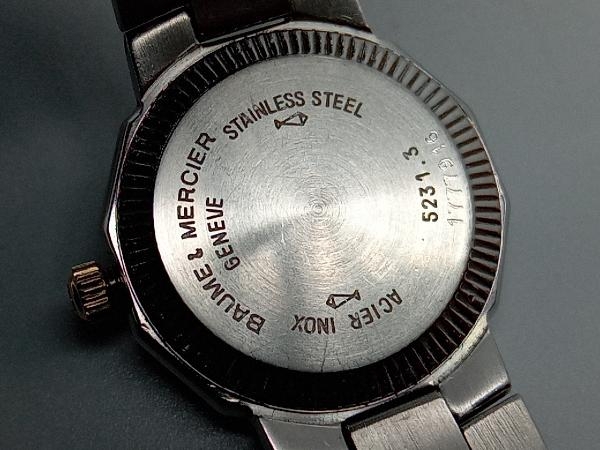 BAUME&MERCIER wristwatch riviera 5231.3 12P diamond belt approximately 16cm Baum and merusie lady's 