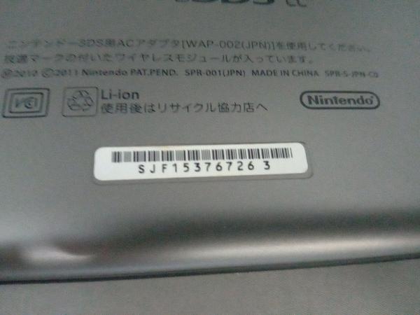 付属品欠品 ニンテンドー3DS LL:シルバー×ブラック(SPRSVKAA)_画像6