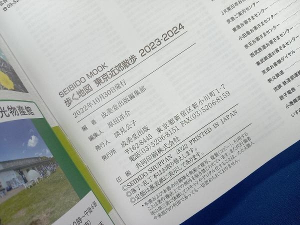 歩く地図 東京近郊散歩(2023-2024) 成美堂出版の画像4