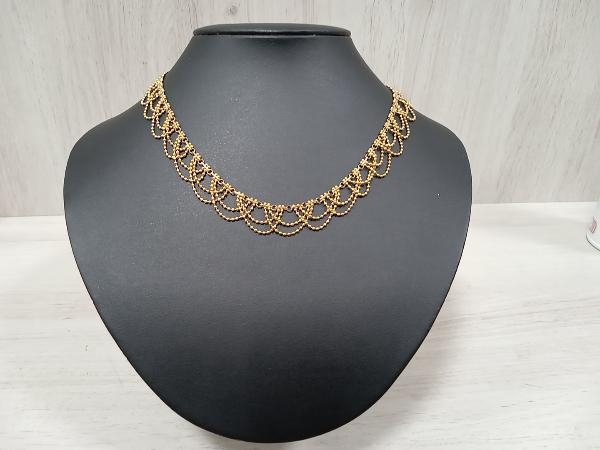 【ファッション通販】の商品をすべて 【フェミニン】K18 /レトロ/43cm/23.6g ネックレス イエローゴールド