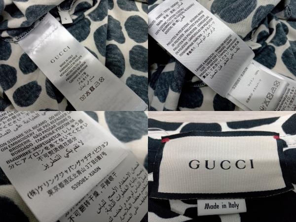 GUCCI 539081 半袖カットソー サイズS Strawberry Tシャツ イチゴ スパンコール 店舗受取可の画像6