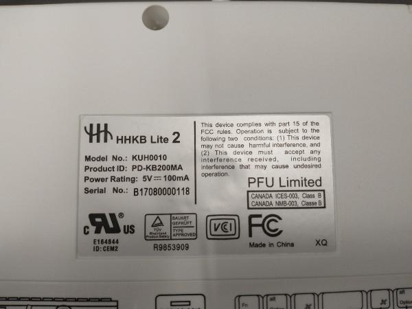 HHKB Lite2 KUH0010 キーボードの画像3