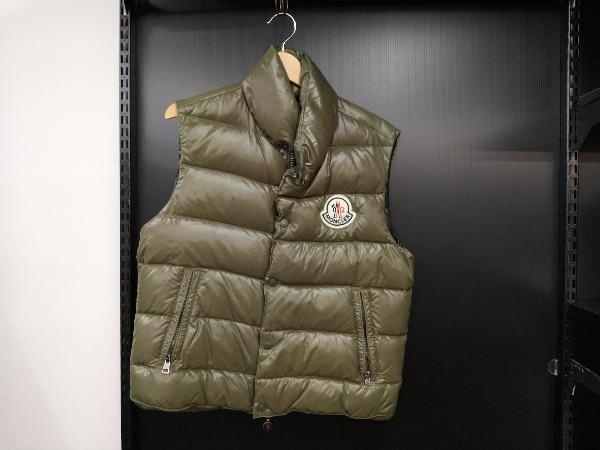 MONCLER Z7H01226 ダウンベスト モンクレール サイズM カーキ 店舗受取可の画像1