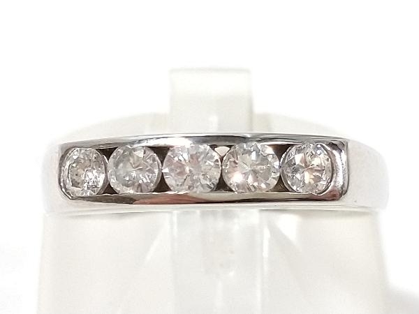 輝く高品質な #18 (総5.5g) 【造幣局刻印】Pt900 【鑑別書付き】 【新品仕上済み】 天然 指輪 リング 0.51ct ダイヤモンド プラチナ台