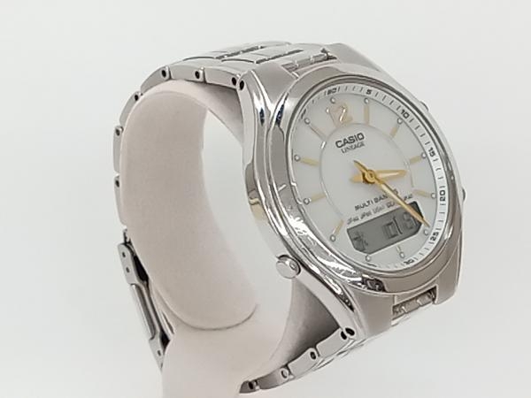 CASIO LINEAGE LCW-M200 ホワイト文字盤 電波ソーラー カシオ 腕時計の画像3