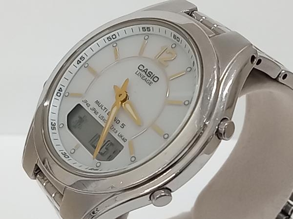 CASIO LINEAGE LCW-M200 ホワイト文字盤 電波ソーラー カシオ 腕時計の画像5