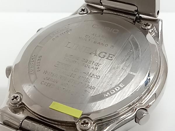 CASIO LINEAGE LCW-M200 ホワイト文字盤 電波ソーラー カシオ 腕時計の画像6