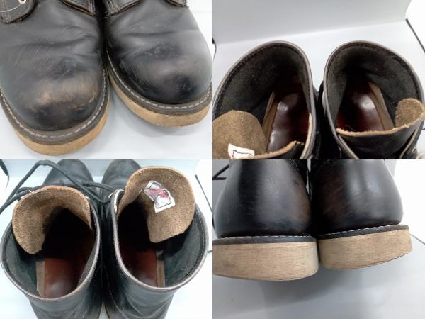 RED WING レッドウィング 8165／Irish Setter ／ 6” Round-toe ブーツ 表記サイズ 8 1/2 ブラック 店舗受取可_画像6