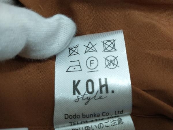 KOH.style コースタイル ワンピース オレンジ系 フリーサイズ ロング 店舗受取可_画像8