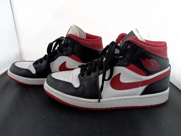 NIKE ナイキ スニーカー AIR JORDAN 1 MID 554724-122 ホワイト 25cm 店舗受取可_画像2