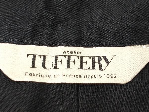 Atelier TUFFERY アトリエ タフェリー 綿パン ロングパンツ サイズ44 ブラック_画像6