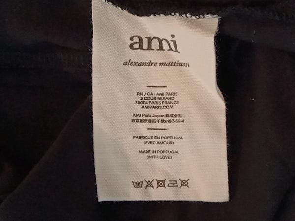 AMI Alexandre Mattiussi アミ パリス ｍサイズ ブラック 半袖Tシャツ メンズの画像6