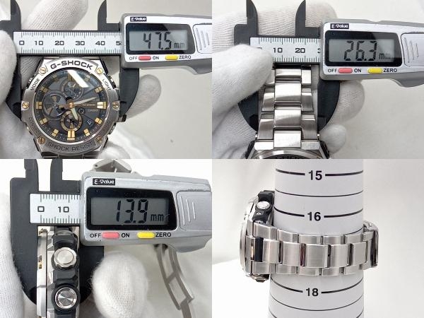 【CASIO】／G‐SHOCK GST-B100-1A9JF 時計 腕時計 電波ソーラー ジーショック メンズ 中古の画像8