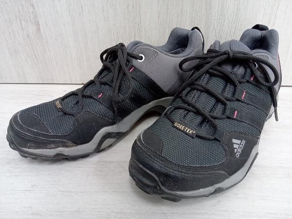 お歳暮 2024 adidas AX2 GTX W トレッキングシューズ 23.5cm ダークグレー レディース 23.5cm