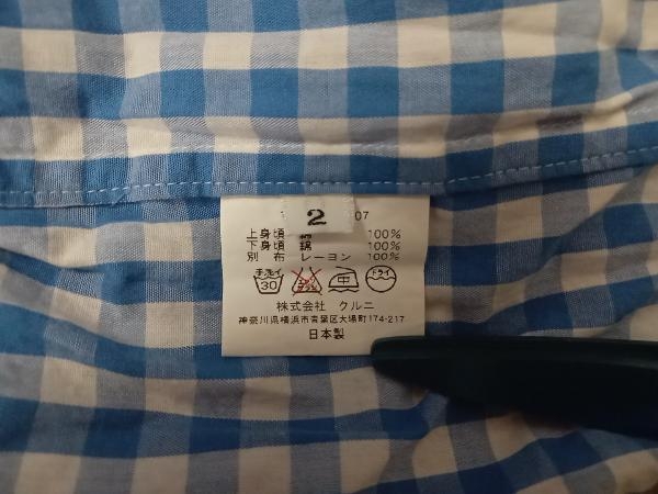半袖シャツ CULLNI 15-SS-007 半袖シャツ クルニ ブルー サイズ2 店舗受取可_画像5