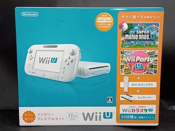 ジャンク 【1円スタート】Wii U すぐに遊べるファミリープレミアムセット:シロ(WUPSWAFS)の画像1