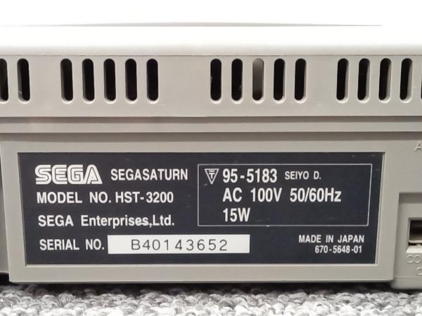 動作確認済 SEGA セガサターン HST-3200の画像5