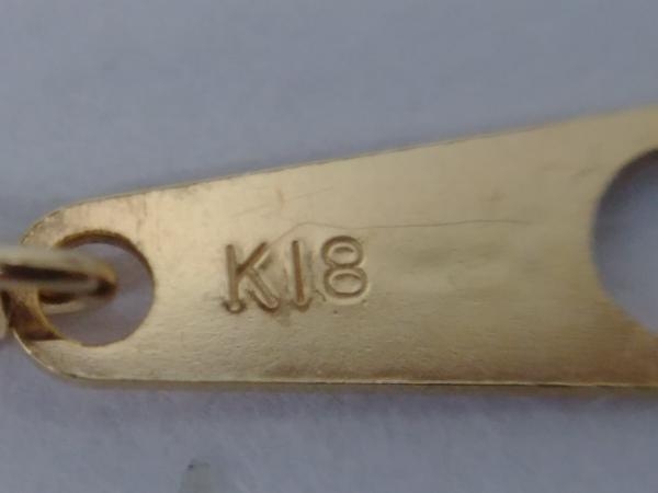K18 ダイヤモンド 0.50ct ネックレス 約42cm 4.7gの画像5
