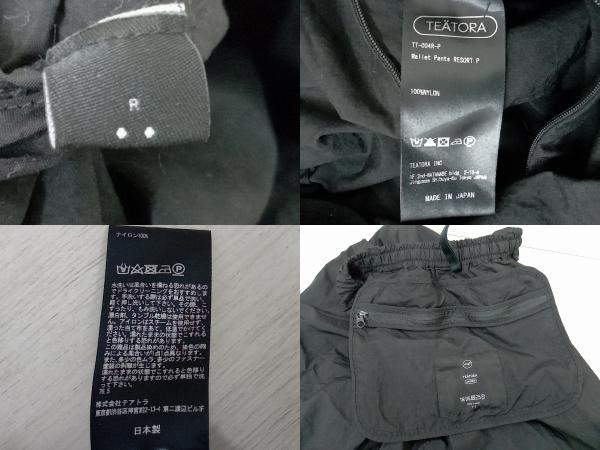 TEATORA Wallet Pants RESORT PACKABLE ロングパンツ サイズ表記なし ブラック TT-004R-Pの画像6