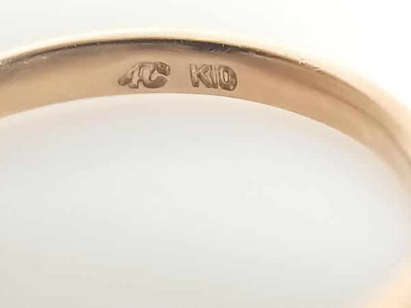 4℃ K10 9.5号 総1.6g ヨンドシー 指輪リング_画像5