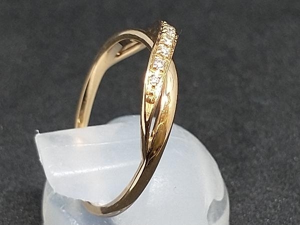  finish settled .4*C K18 diamond attaching ring 13 number 18K 18 gold Gold ring yondosi- brand accessory store receipt possible 