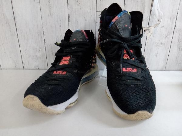 NIKE ナイキ James gang Lebron17 レブロン ジェームズ バッシュ BQ3177-005 スニーカー ブラック 28cm 店舗受取可_画像1