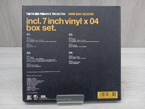 東京スカパラダイスオーケストラ 【EP盤】DOWN BEAT SELECTOR 7inch vinyl×4 BOX SETの画像7