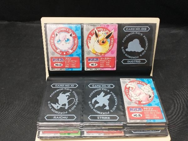 【現状品】 ポケモンキッズ・新ポケモンキッズシリーズ カードコレクションファイル カード不揃い ダブりあり 83種セット_画像5