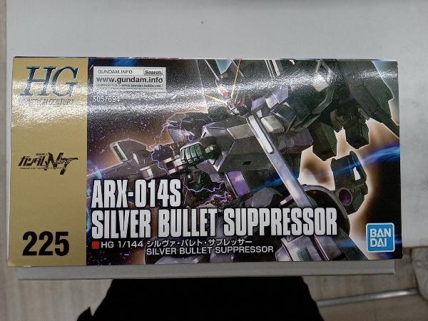 未使用品プラモデル バンダイ 1/144 ARX-014 シルヴァ・バレト・サプレッサー HGUC 「機動戦士ガンダムNT」_画像2