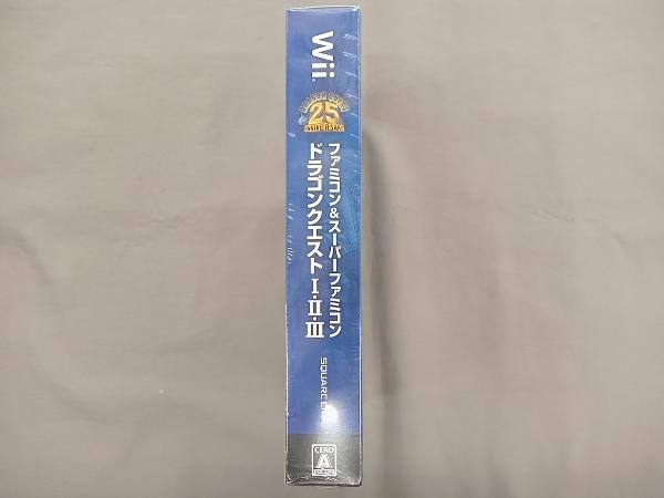 Wii ドラゴンクエスト25周年記念 ファミコン&スーパーファミコン ドラゴンクエストⅠ・Ⅱ・Ⅲ 未開封の画像2