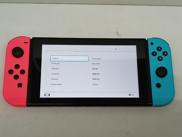「1円スタート」Nintendo Switch Joy-Con(L) ネオンブルー/(R) ネオンレッド(HADSKABAA)(バッテリー拡張モデル)の画像2