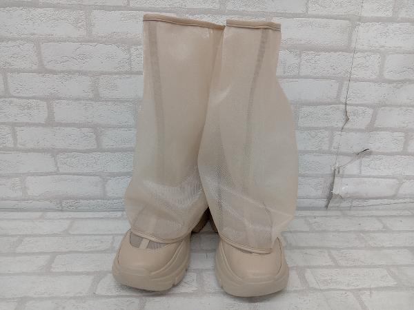 ☆ YELLO SLEEK MESH BOOTS YE-24S1-SB03 イエロ メッシュブーツ シューズ スニーカー レディース ベージュ サイズL カジュアル 厚底_画像1