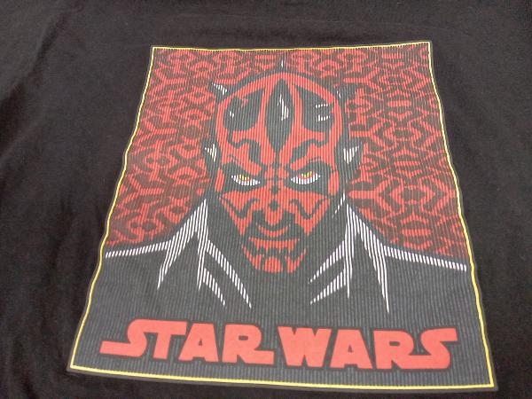 90s Star Wars 90年代 スターウォーズ 半袖Tシャツ Lサイズ ブラック Darth Maul ダース・モール 店舗受取可_画像6