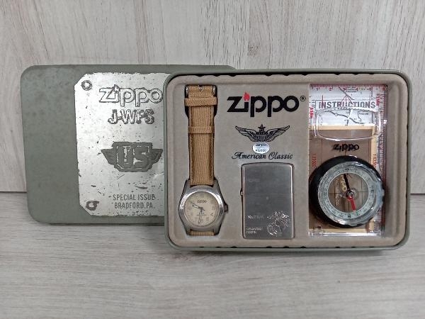 ZIPPO ジッポ ライター J-WFS US SPECIAL シリアルNo入り 一方位磁石 腕時計 ケース付の画像1