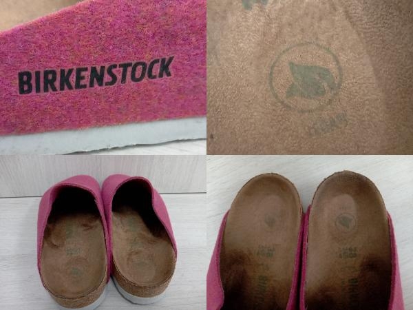 BIRKEN STOCK アムステルダム サンダル 24.5cm ピンク レディース_画像8