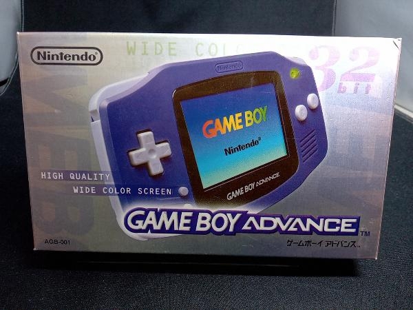 ジャンク 箱・説有り 本体 GAMEBOY ADVANCE バイオレット ゲームボーイアドバンスの画像1